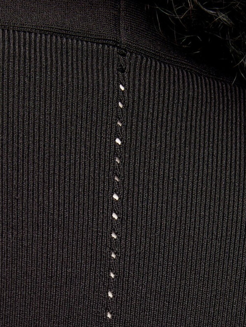 M.M. Lafleur Woolf Black Open-Front Collarless Jardigan - Picture 11 of 11
